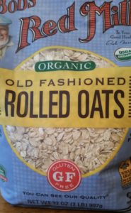 organic grains, oats